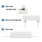 LED Full-Range Clamp-On Slide Dimmer – White - Nostalgicbulbs.com