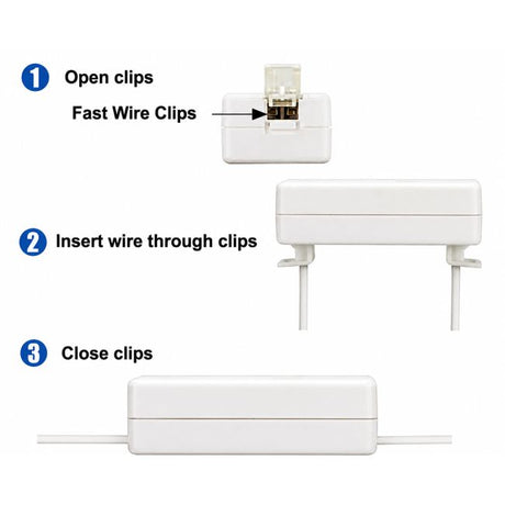 LED Full-Range Clamp-On Slide Dimmer – White - Nostalgicbulbs.com