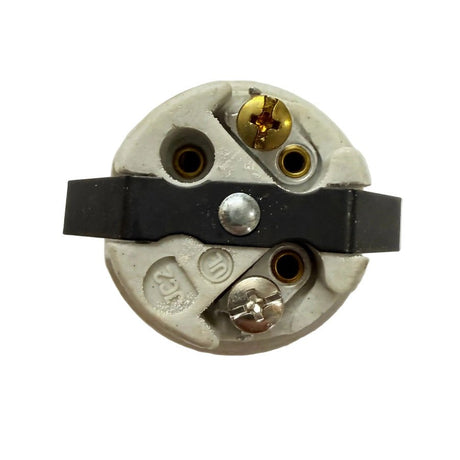 Medium Base U - Clip Snap - In Porcelain Lamp Socket - Nostalgicbulbs.com