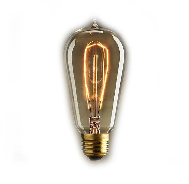 Nostalgic Edison Hairpin Light Bulb - 40 Watt - 50 Bulb Pack - Nostalgicbulbs.com