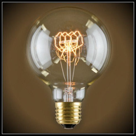 Nostalgic Globe G30 Quad Loop Vintage Light Bulb 30 Watt - Nostalgicbulbs.com