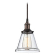 Nostalgic Rustic Bronze with Clear Glass Pendant - Nostalgicbulbs.com