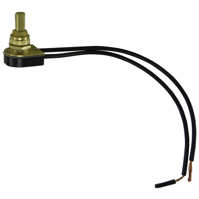 On/Off Push Button Switch - Polished Brass – Nostalgicbulbs.com