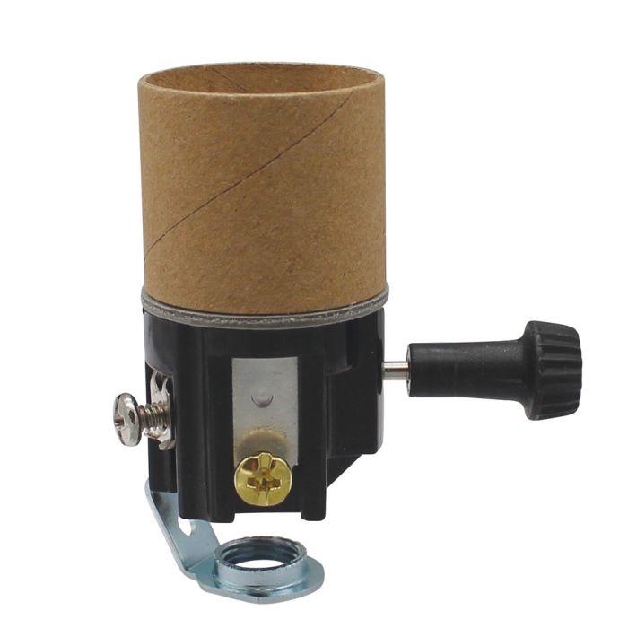 On/Off Turn Knob Socket Interior with Hickey - Nostalgicbulbs.com