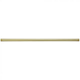 Outside Threaded Steel Pipe - Satin Brass Finish - Nostalgicbulbs.com