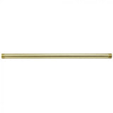 Outside Threaded Steel Pipe - Satin Brass Finish - Nostalgicbulbs.com