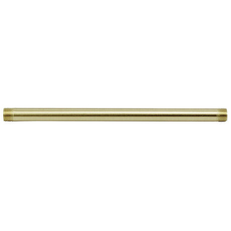 Outside Threaded Steel Pipe - Satin Brass Finish - Nostalgicbulbs.com