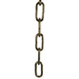 Oval Steel Chandelier Chain 4 - Gauge - 88 lbs. Test - Nostalgicbulbs.com