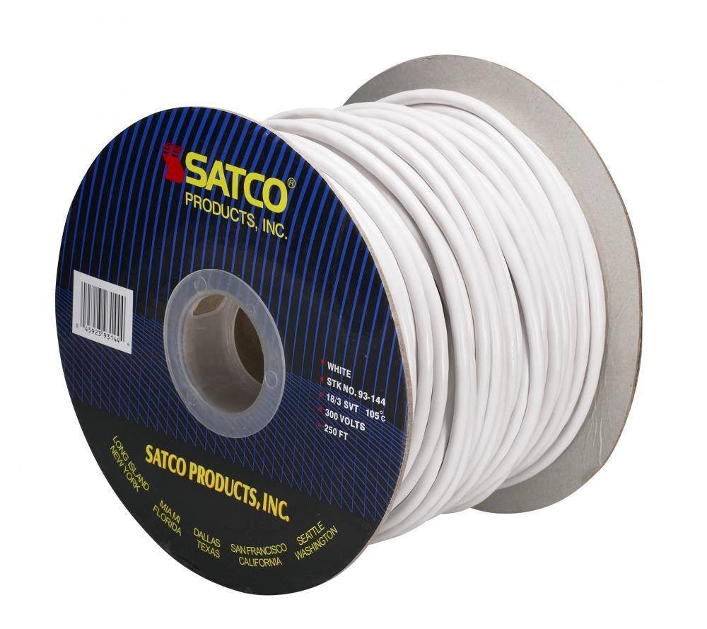 White Pendant Light Cord 18 2 SVT 2 Nostalgicbulbs