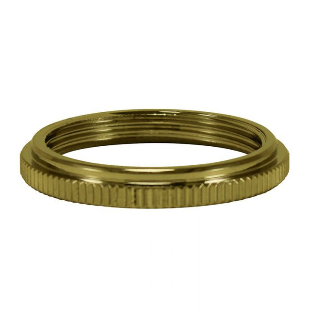 Polished & Lacquered Brass Threaded Ring for UNO Sockets ...