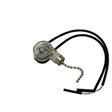 Pull Chain On/Off Canopy Switch - Nickel – Nostalgicbulbs.com