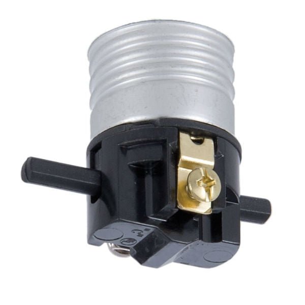 Push Socket Push-Through Socket Interior | Medium Base - Nostalgicbulbs.com