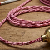 Red & White Twisted Wire – 18 AWG, 2-Conductor – Per Foot - Nostalgicbulbs.com
