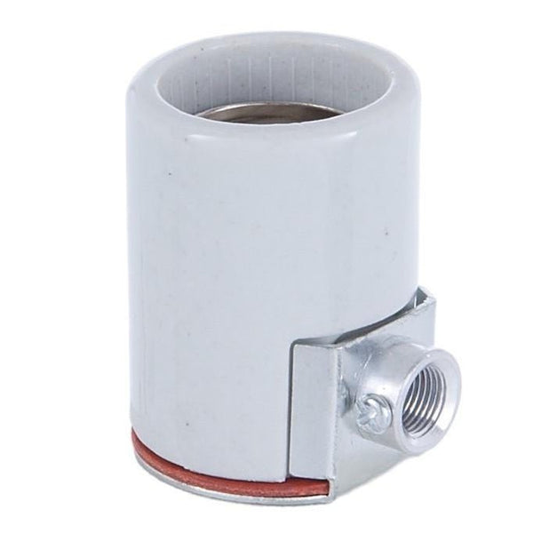 Medium E26 Base Side Outlet Porcelain Light Socket - Nostalgicbulbs.com