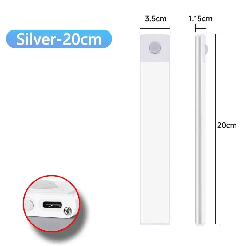 USB-C Rechargeable LED Cabinet Light with Motion Sensor - Nostalgicbulbs.com