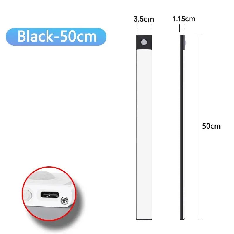 USB-C Rechargeable LED Cabinet Light with Motion Sensor - Nostalgicbulbs.com