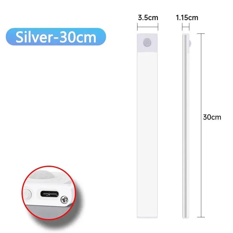 USB-C Rechargeable LED Cabinet Light with Motion Sensor - Nostalgicbulbs.com