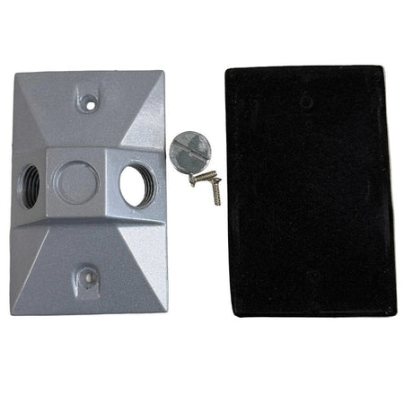Weatherproof Rectangular Outlet Cover - RE - 2 - Nostalgicbulbs.com