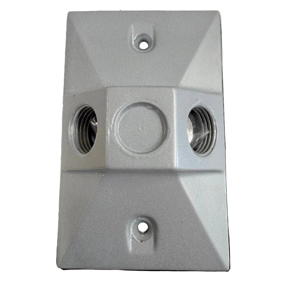 Weatherproof Rectangular Outlet Cover - RE - 2 - Nostalgicbulbs.com