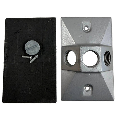 Weatherproof Rectangular Outlet Cover - RE - 3 - Nostalgicbulbs.com