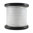 White Cloth-Covered Parallel Wire - 100 foot spool - Nostalgicbulbs.com