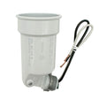 White Outdoor Lampholder – Die-Cast Zinc | 1/2" NPT Stem - Nostalgicbulbs.com