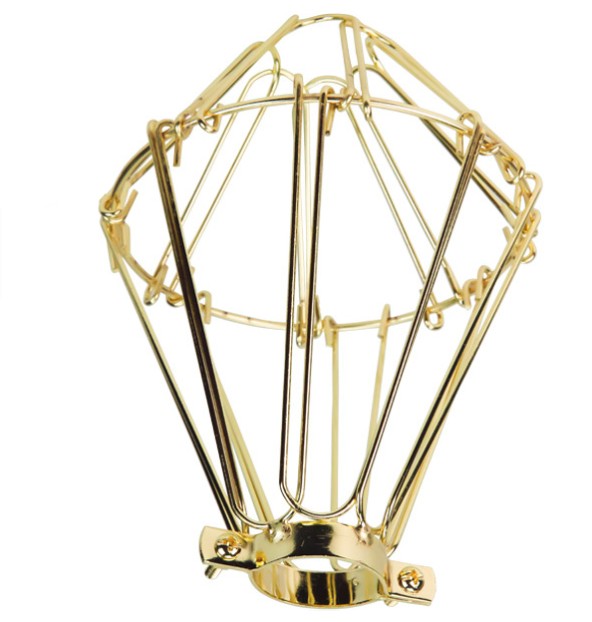 Polished Brass Bulb Cage / Guard