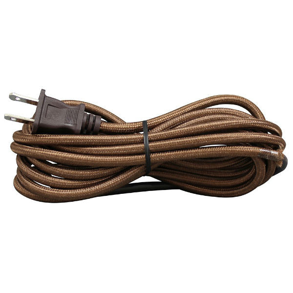Brown Cloth Covered Cord Set SVT-2 