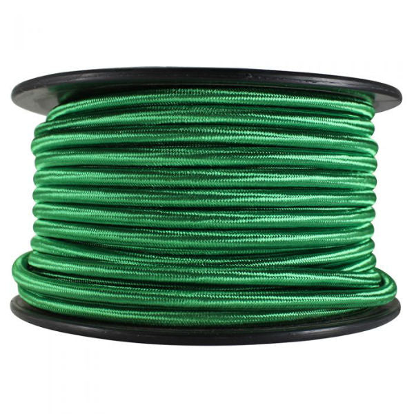 Green Fabric SVT-3 Lamp Cord