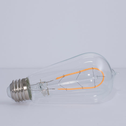 Hairpin Filament Clear Glass LED Bulb