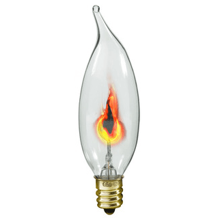Flicker Flame - CA-10 - Clear - 3 Watt - ADL