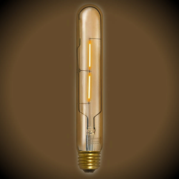 LED Filament Vintage Tubular T10 Bulb - 25 Watt Equal 