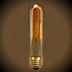 Vintage 40 Watt Tubular Bulb - 5.5" length - Edison Base