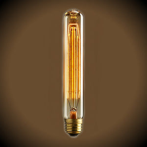 Vintage Tubular 40 watt Edison Light Bulb