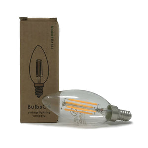 LED Chandelier Light Bulb 4 Watt 2200K