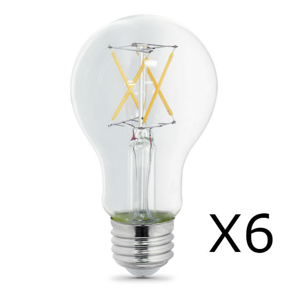 LED Filament A19 - 40 Watt Equal - 6 Pack