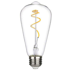 Curved LED Filament Edison ST19 Bulb - 4.5 Watt - 2700K