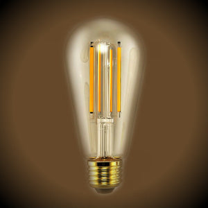Edison LED ST19 Amber Bulb