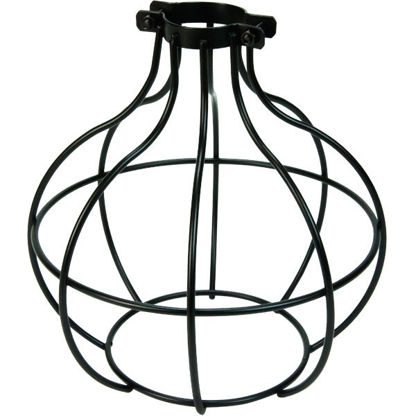 Black Clamp Mount Large Sphere Cage