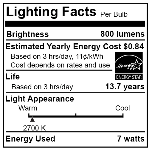 Energy Star LED Vintage Bulb