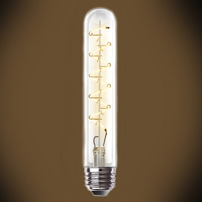 Vintage LED Curved Filament bulb T9 Tubular