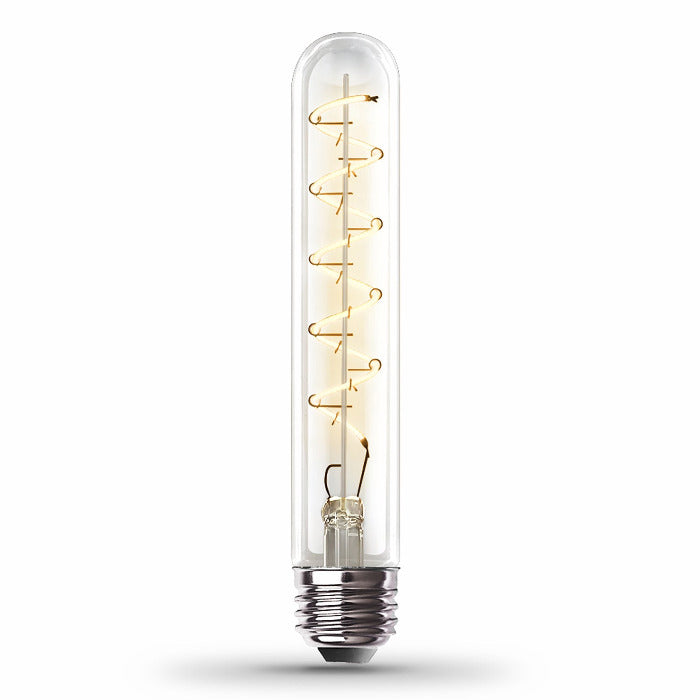 Curved LED Filament Tubular Bulb - 4 Watt - Vintage T9