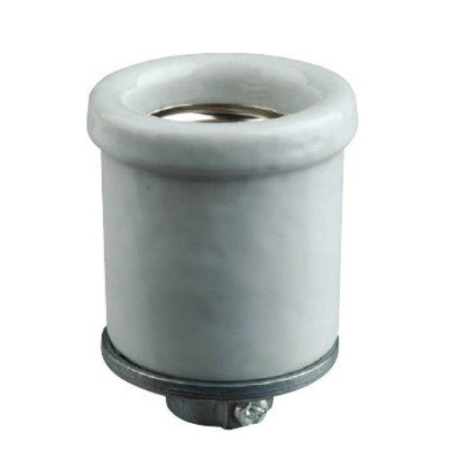 Medium base Leviton Lipped Porcelain socket
