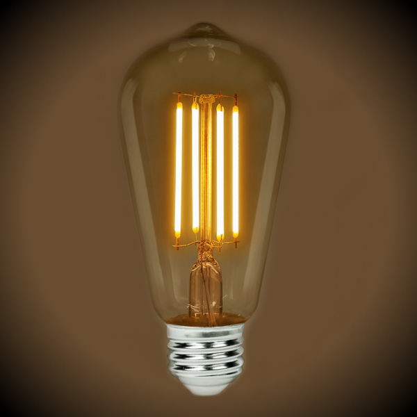 LED Vintage ST19 Bulb - 2700K Color Temp