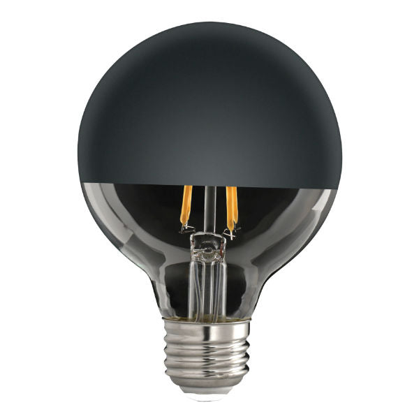 Half Black Bowl LED Globe Bulb