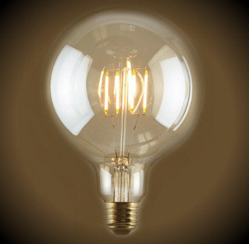 Vintage LED Filament Edison Light Bulb - 2 Watt - G40 Globe  