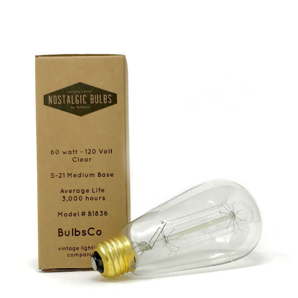 Edison 60 Watt Classic Light Bulb