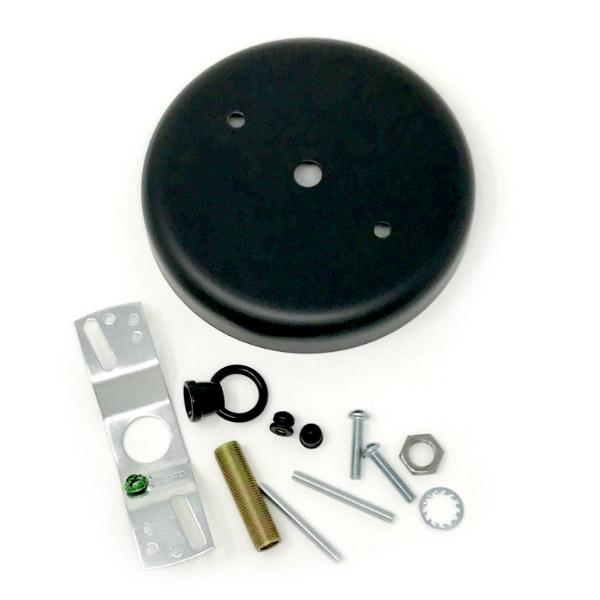 Black Steel Rounded Canopy kit