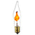 3W CA5 Flicker Flame Bulb E12 Candelabra base