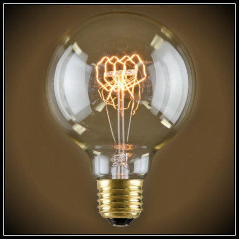 Nostalgic G30 Quad Loop Globe Light Bulb - 30 Watt